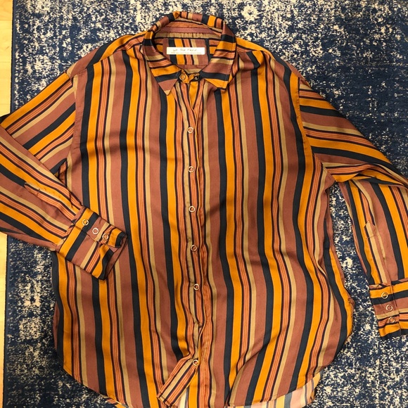 Free people All Smiles Silk Shirt - Picture 6 of 7